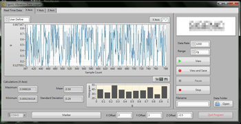 LabVIEW Programmer -- Vibration Data Logger Histogram